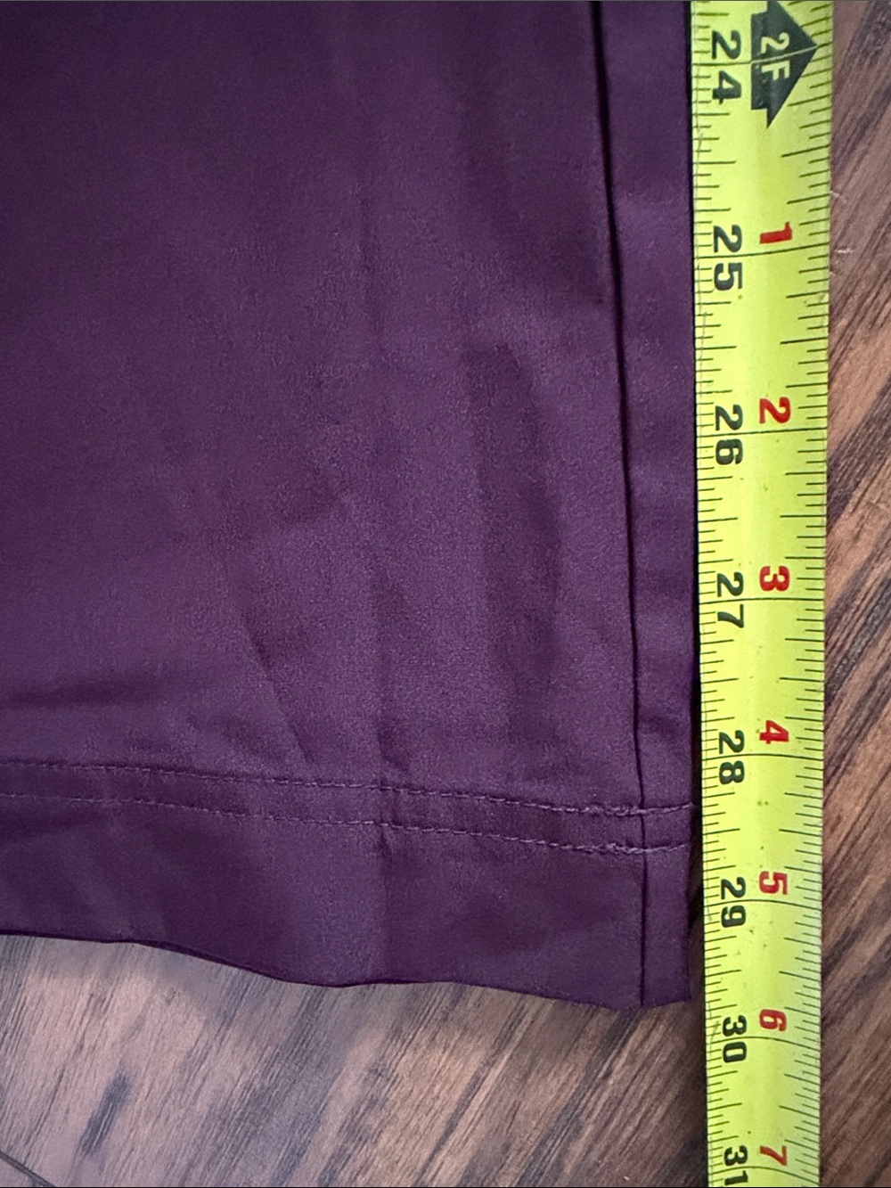 Fabletics Maroon Wide Leg Pants - Picture 6 of 6